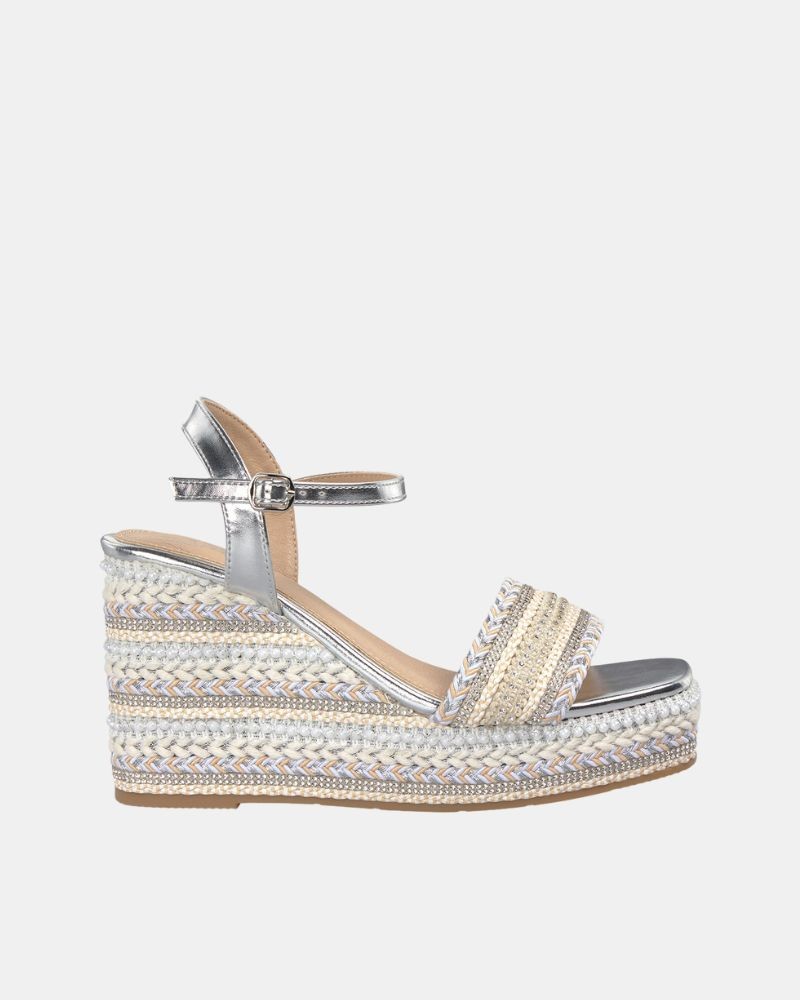  Sandalias Fiesta Mujer Alma Blue Plata V25BLD134