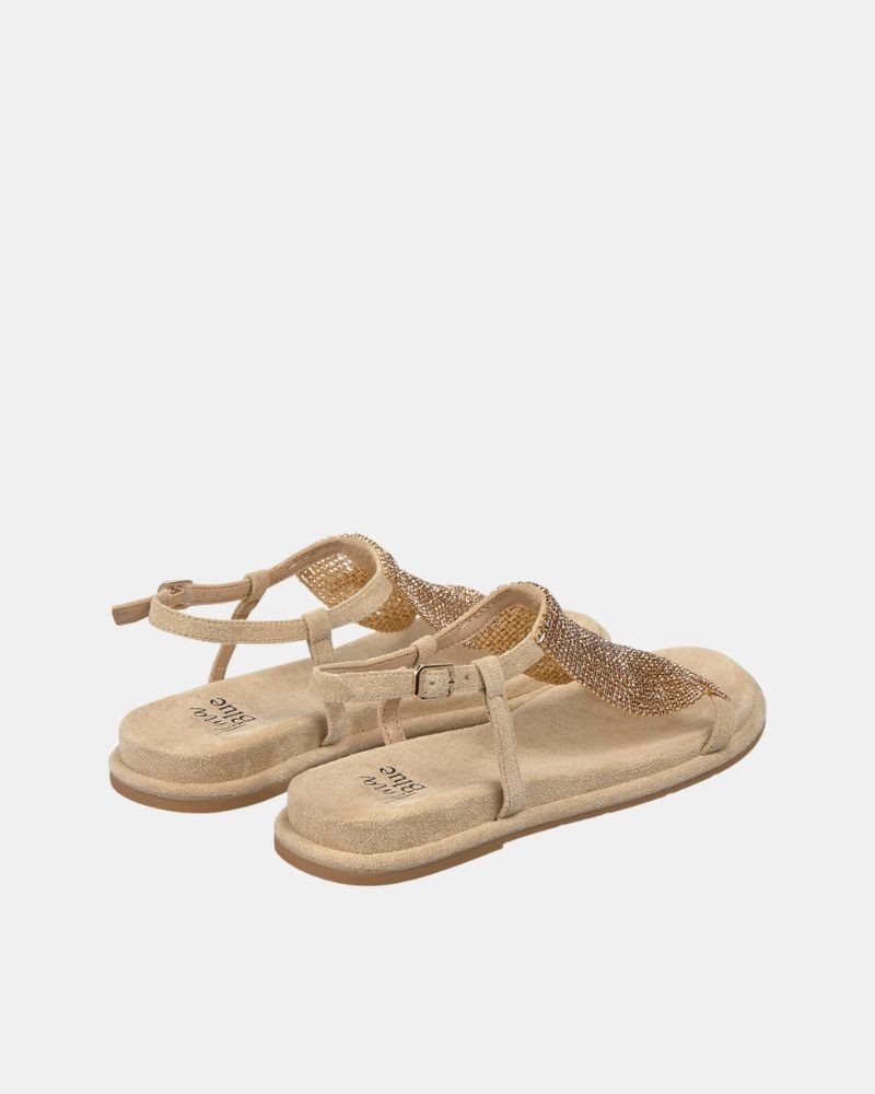 Sandalias Abertas Mulher Alma Blue Areia V25BLJ108