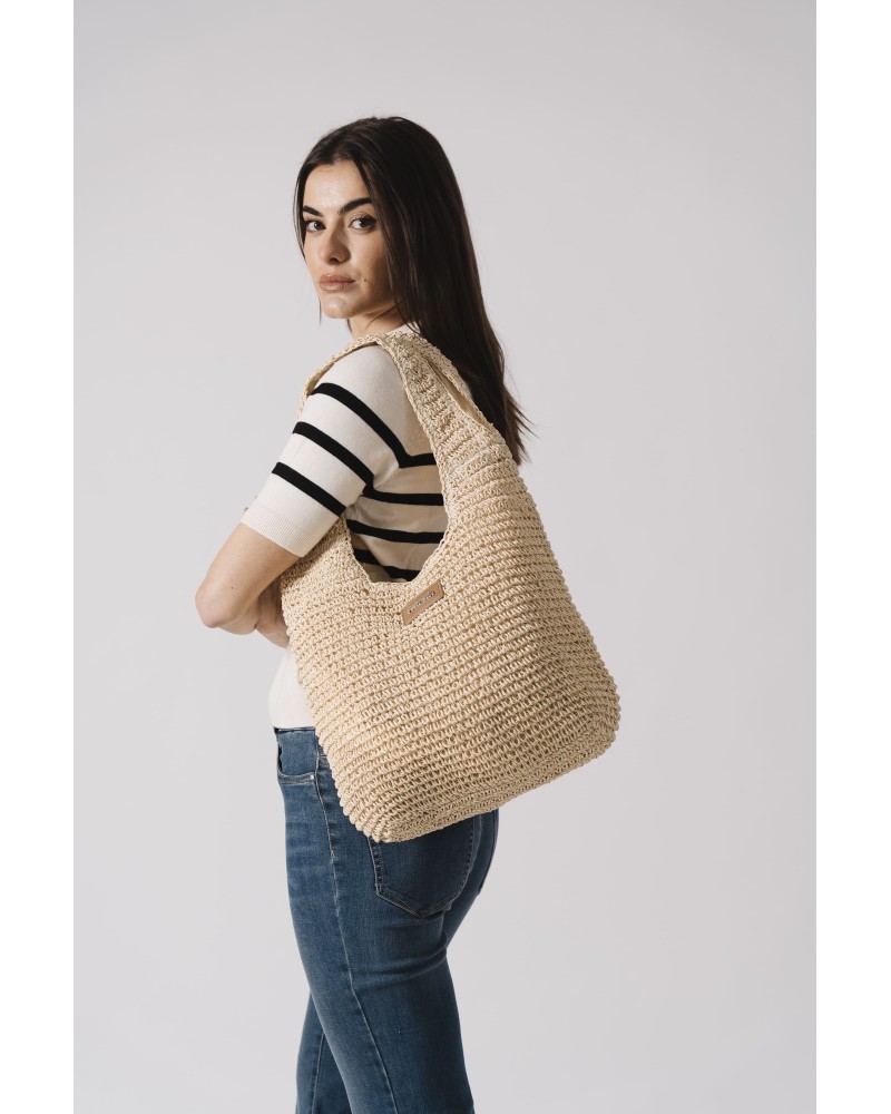  Bolsos Rafia Mujer REFRESH Beige 183186