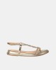 Sandalias Fiesta Abertas Mulher Alma Blue Ouro V25BLD109