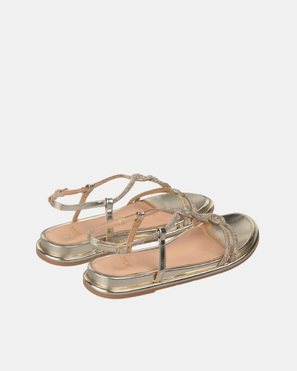  Sandalias Fiesta Abiertas Mujer Alma Blue Oro V25BLD109