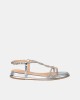 Sandalias Fiesta Mulher Alma Blue Prata V25BLD109