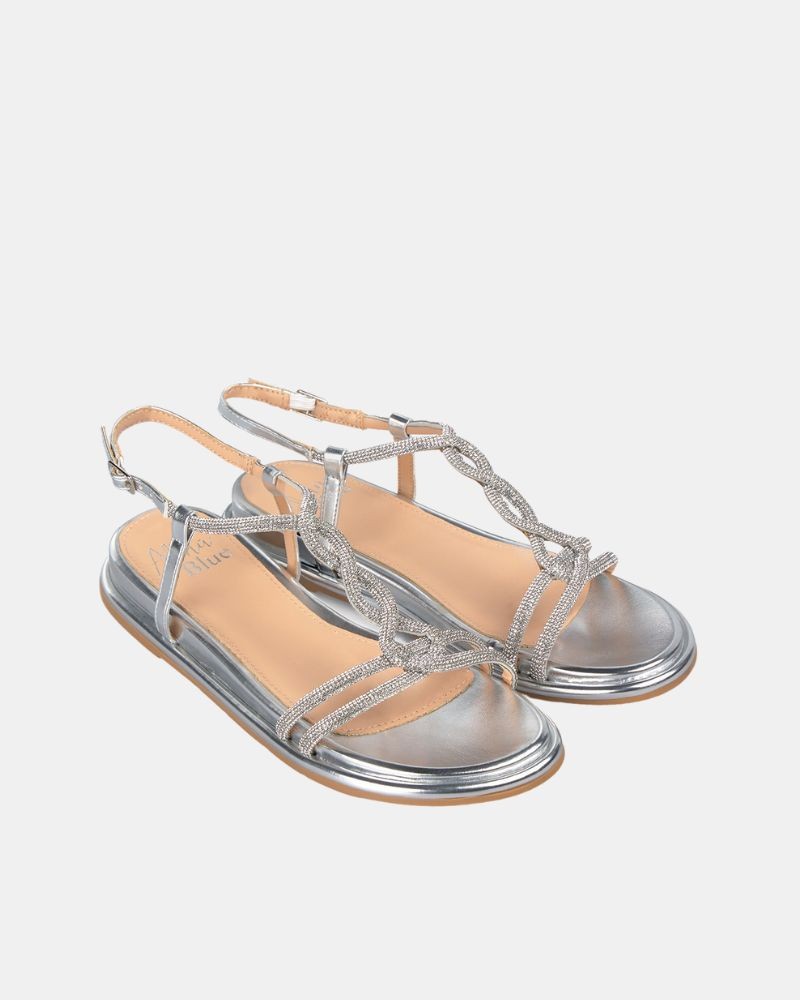 Sandalias Fiesta Mujer Alma Blue Plata V25BLD109