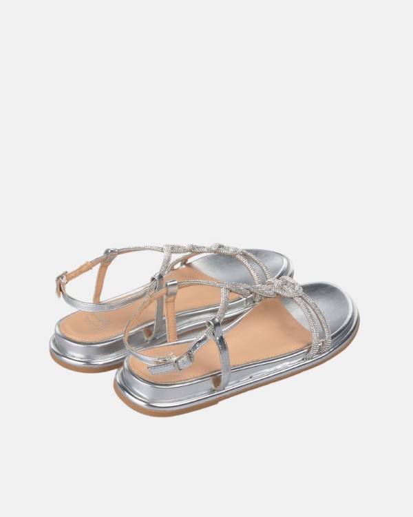 Sandalias Fiesta Mulher Alma Blue Prata V25BLD109