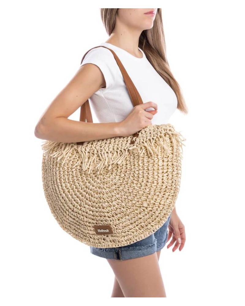  Bolsos Bandoleras Rafia Mujer REFRESH Hielo 183301