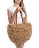 Bolsos Bandoleira de Palha Mulher REFRESH Taupe 183301