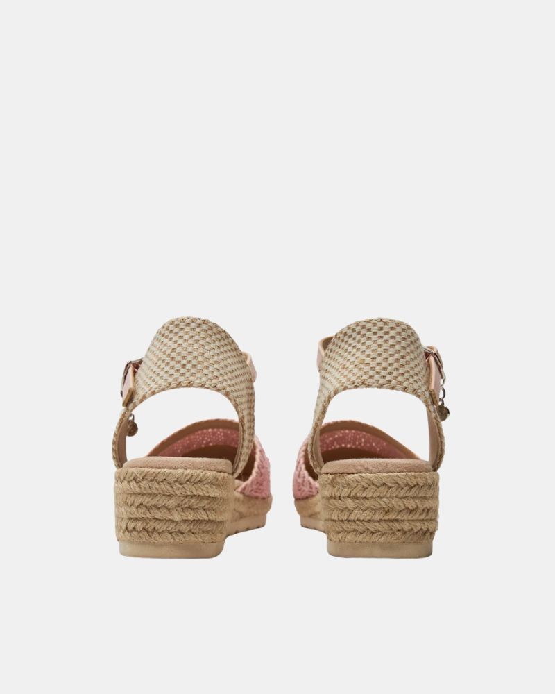  Sandalias Alpargatas Rafia Infantil XTI Nude 150902