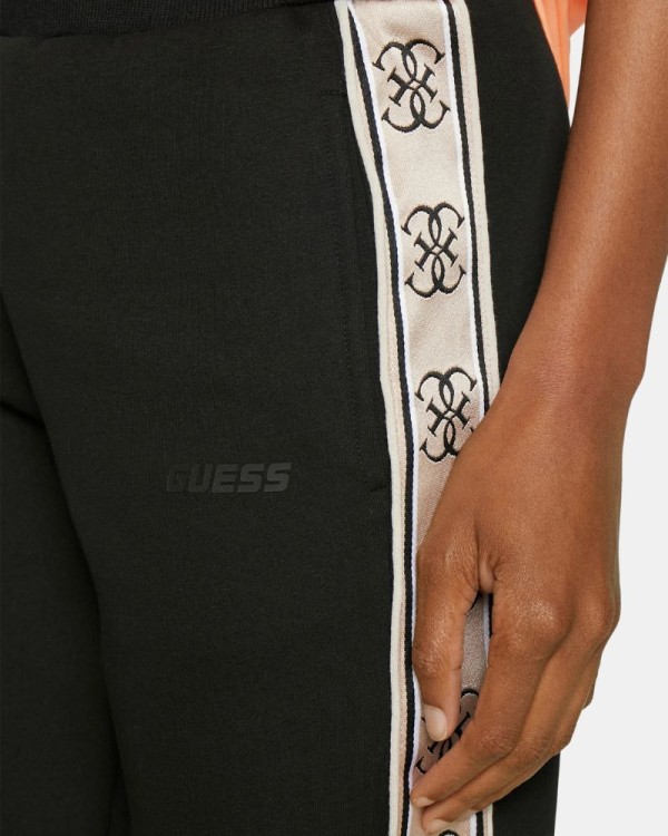  Pantalones Chándal Mujer GUESS Negro V2YB15 KB3P2