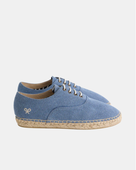 Sapatos Alpargatas de Ráfia Homem Silbon Azul 131021
