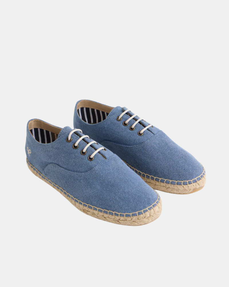 Sapatos Alpargatas de Ráfia Homem Silbon Azul 131021