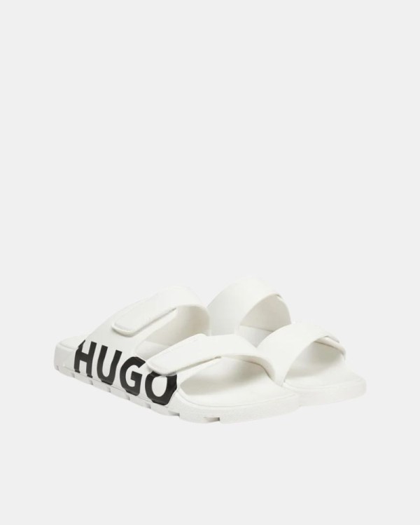  Sandalias Chancletas Hombre HUGO Blanco 50542042 EVANDER SAND IG