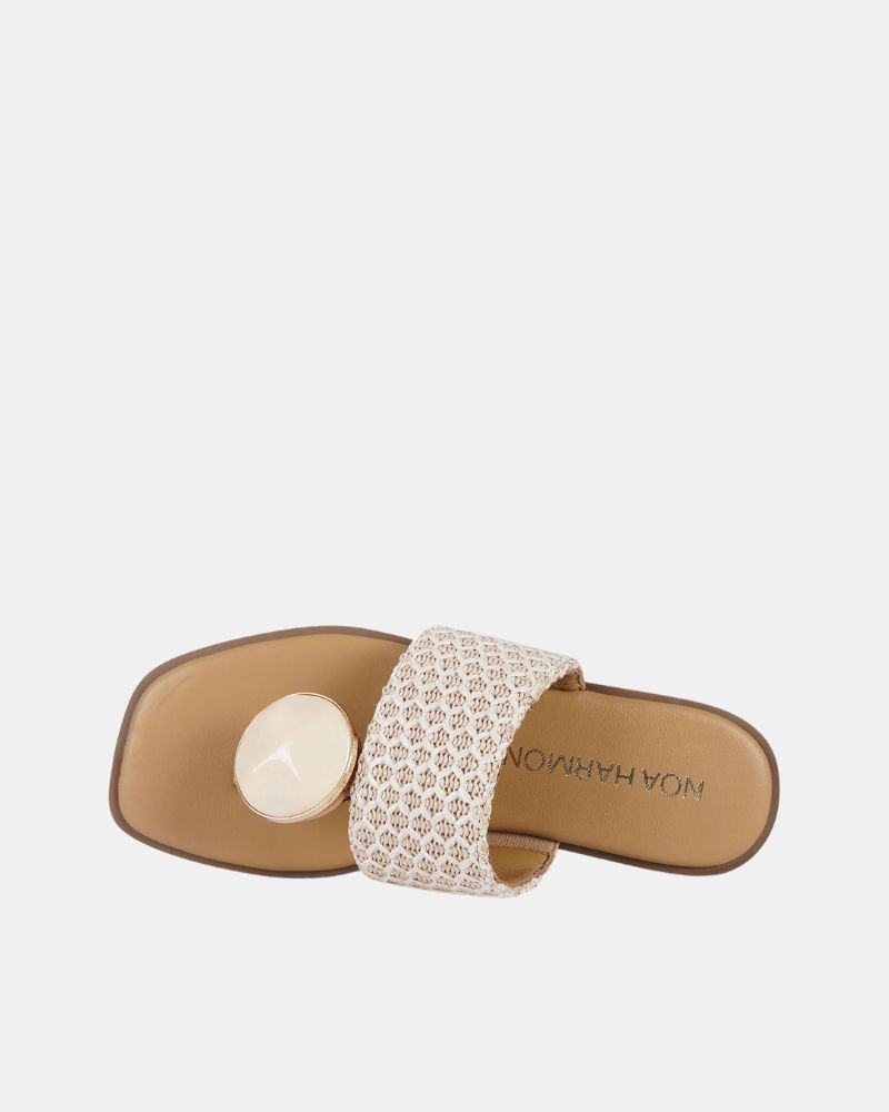  Sandalias Abiertas Mujer NOA HARMON Beige 9966 MARGOT