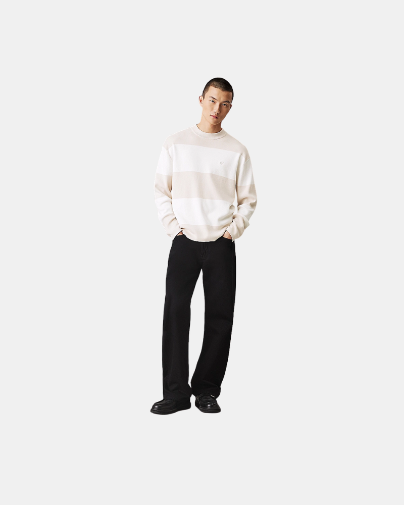 T-shirt de Manga Comprida Homem CALVIN KLEIN Bege J30J326741