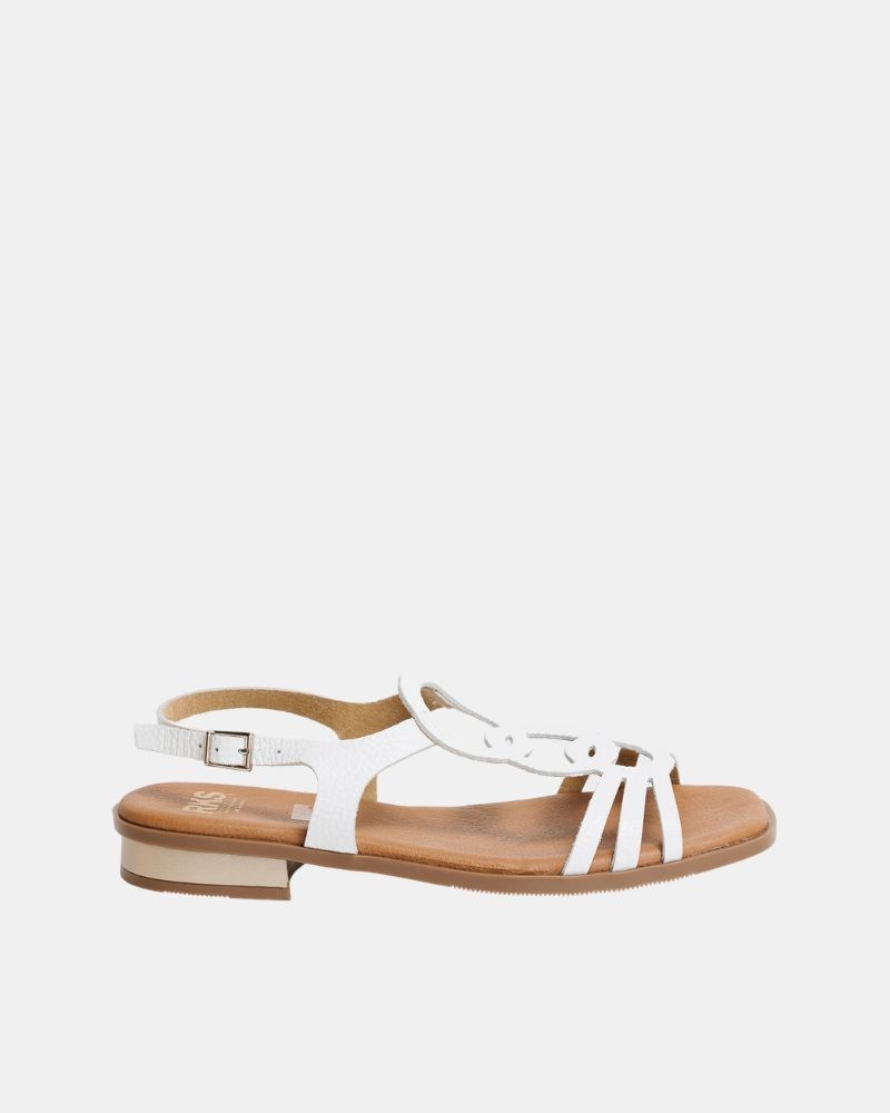  Sandalias Abiertas Mujer RKS Blanco 5593
