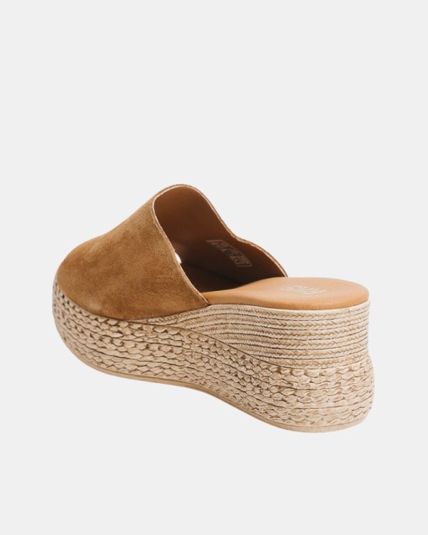  Sandalias Rafia Mujer RKS Marrón 3767