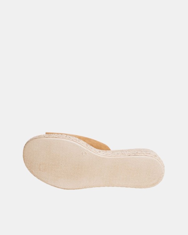  Sandalias Rafia Mujer RKS Marrón 3767