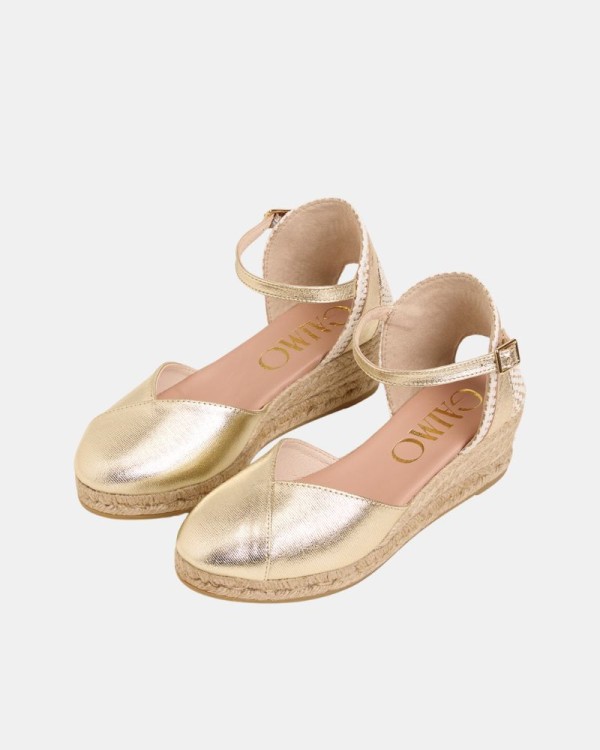 Sandálias Alpargatas Mulher Gaimo Dourado COPITA