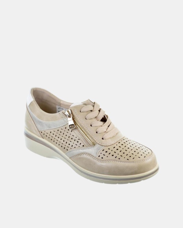 Sapatilhas Baixas Mulher Amarpies Areia AMD28399