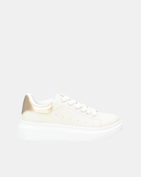  Zapatillas Bajas Mujer REFRESH Oro 171650