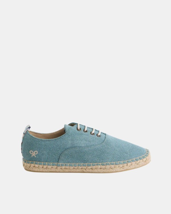 Alpargatas casual de hombre color verde Silbon