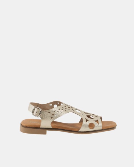 Sandalas Abertas Mulher RKS Ouro 3049
