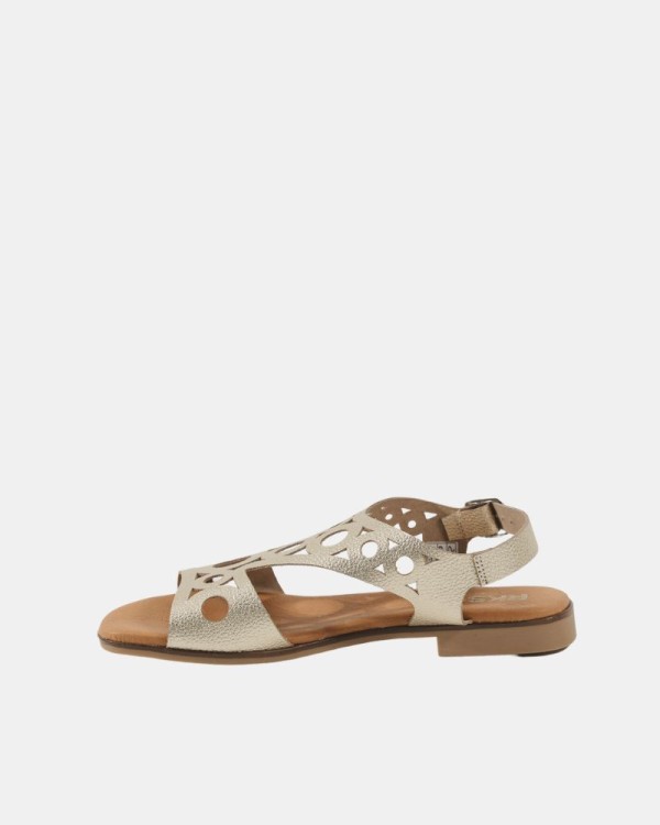 Sandalas Abertas Mulher RKS Ouro 3049