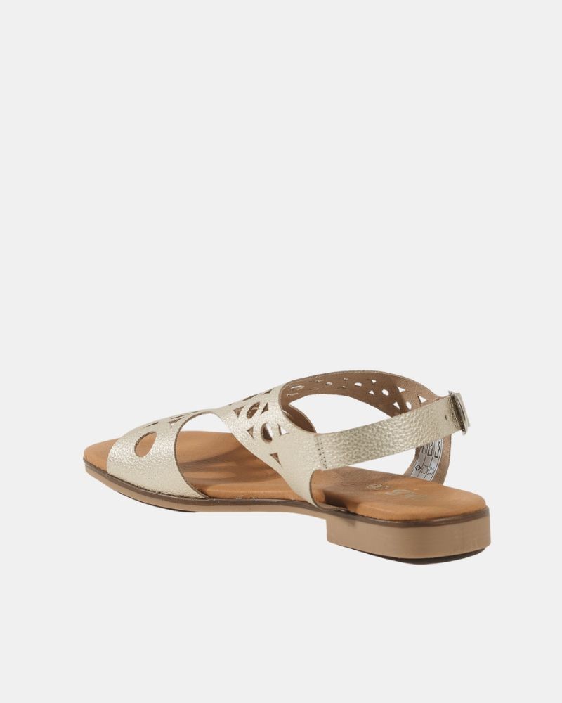 Sandalas Abertas Mulher RKS Ouro 3049
