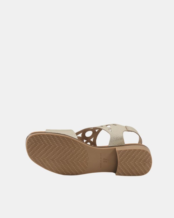 Sandalas Abertas Mulher RKS Ouro 3049