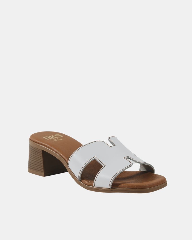  Sandalias Abiertas Mujer RKS Blanco 5610