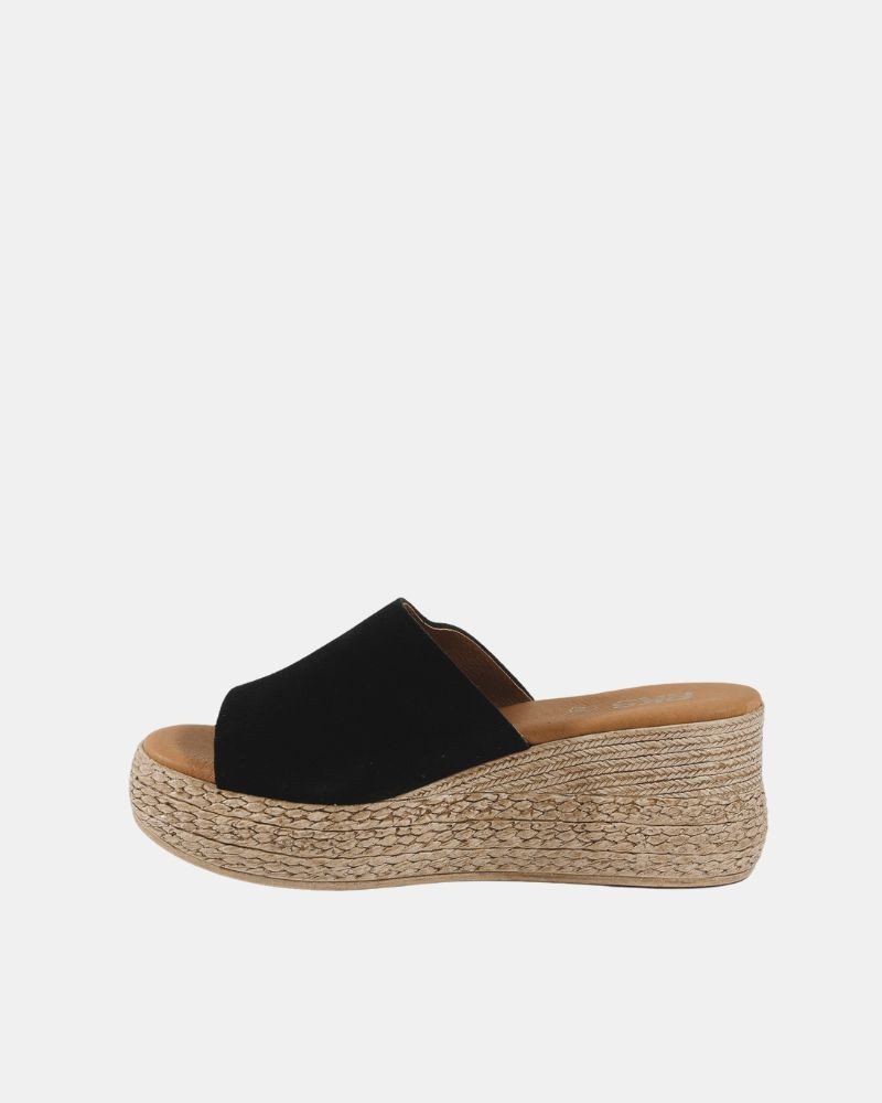 Sandálias Rafia Mulher RKS Negro 3767