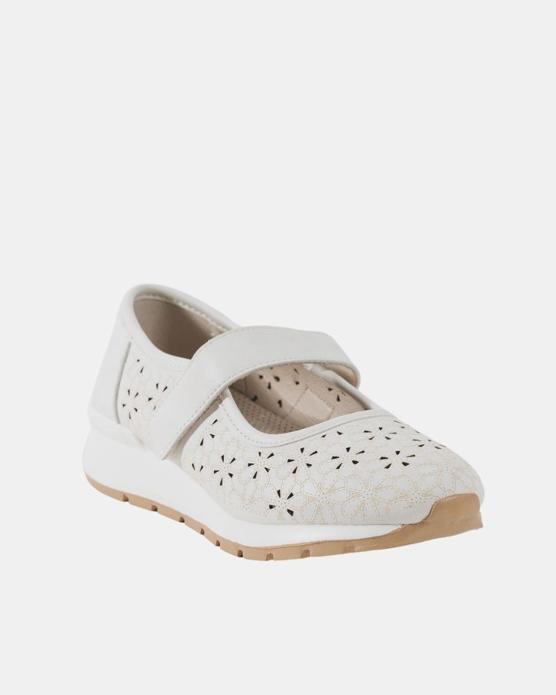  Zapatillas Abiertas Bailarinas Mujer RKS Hielo 322