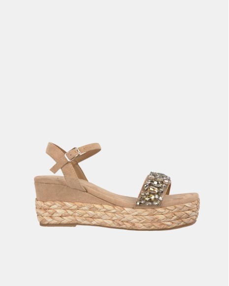  Sandalias Fiesta Mujer Alma Blue Arena V25BLG112