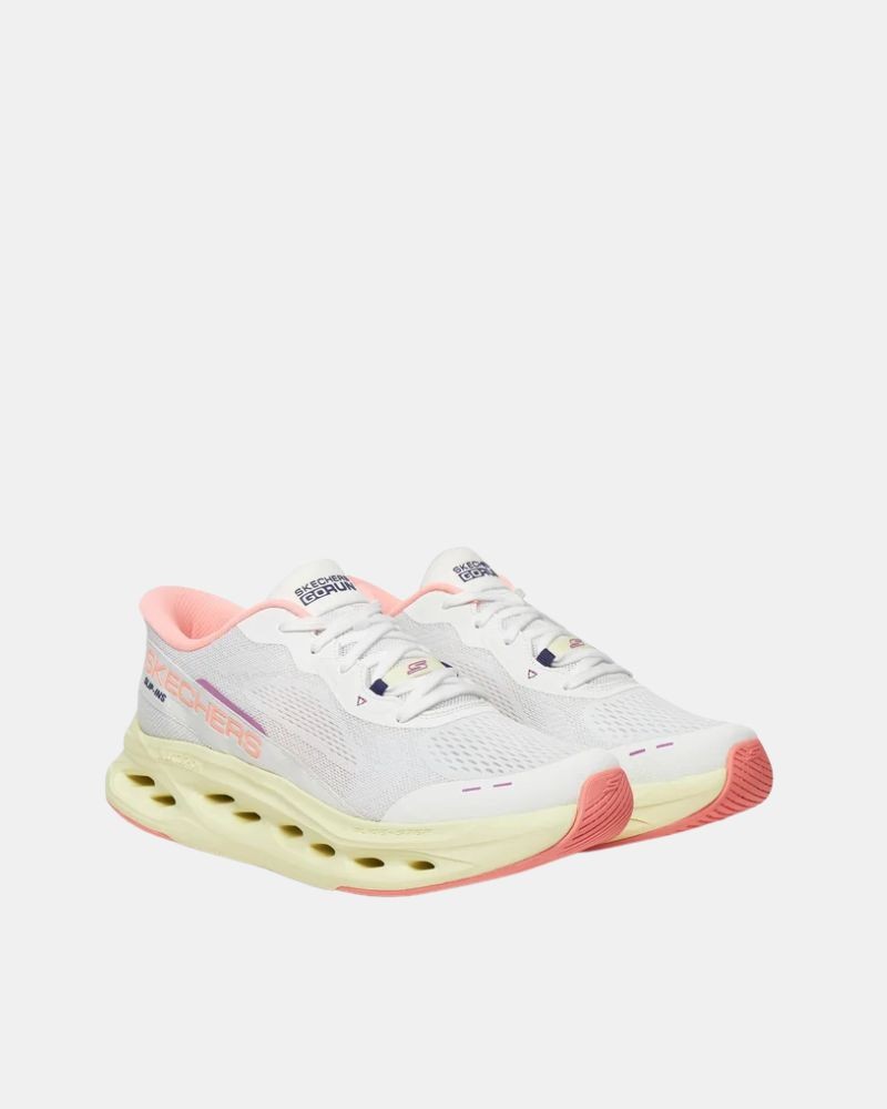 Sapatilhas Baixas Mulher SKECHERS Branco 129400 SLIP INS MAX CUSHIONING GLIDE STEP