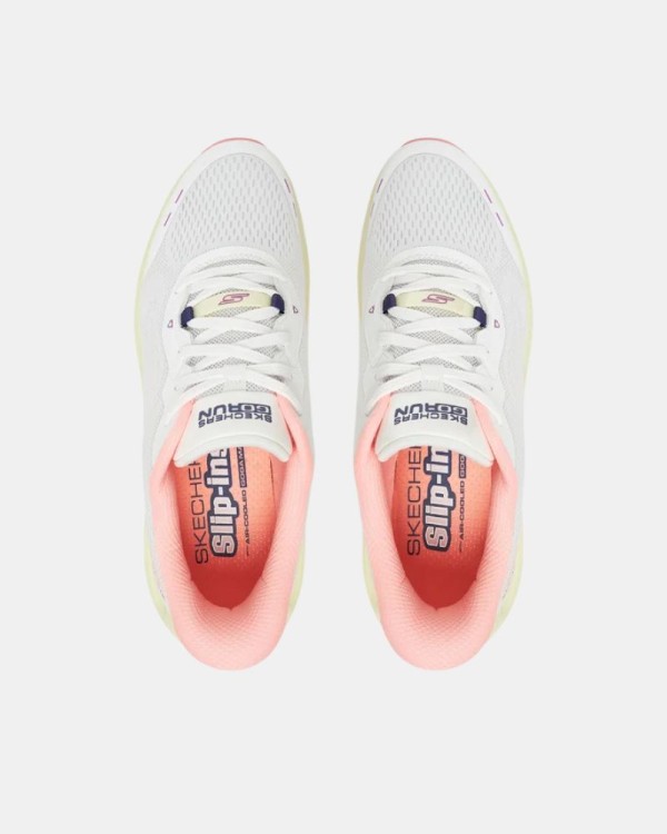  Zapatillas Bajas Mujer SKECHERS Blanco 129400 SLIP INS MAX CUSHIONING GLIDE STEP