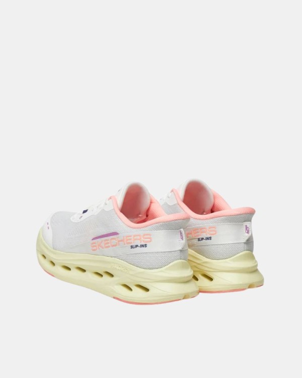  Zapatillas Bajas Mujer SKECHERS Blanco 129400 SLIP INS MAX CUSHIONING GLIDE STEP