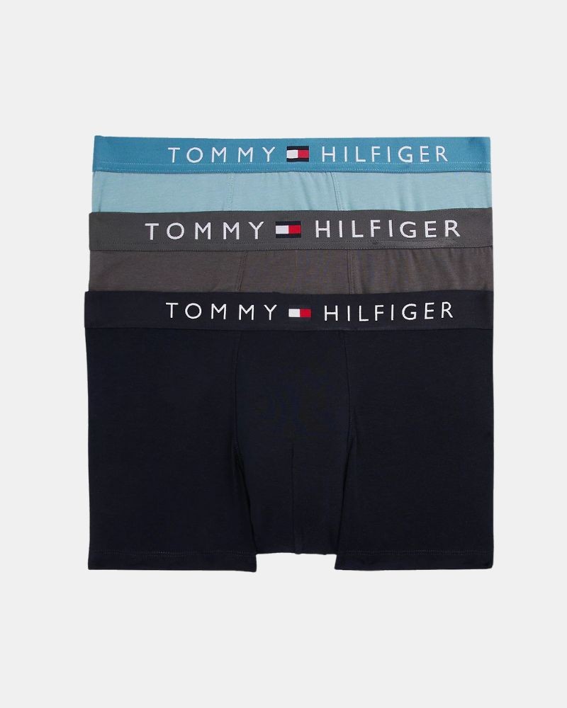 Cuecas Boxer Hombre TOMMY HILFIGER Multicolor UM0UM035210S2 3P TRUNK DTM