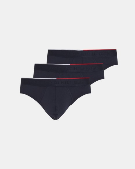  Ropa interior Slips Hombre TOMMY HILFIGER Azul UM0UM033890YW 3P BRIEF