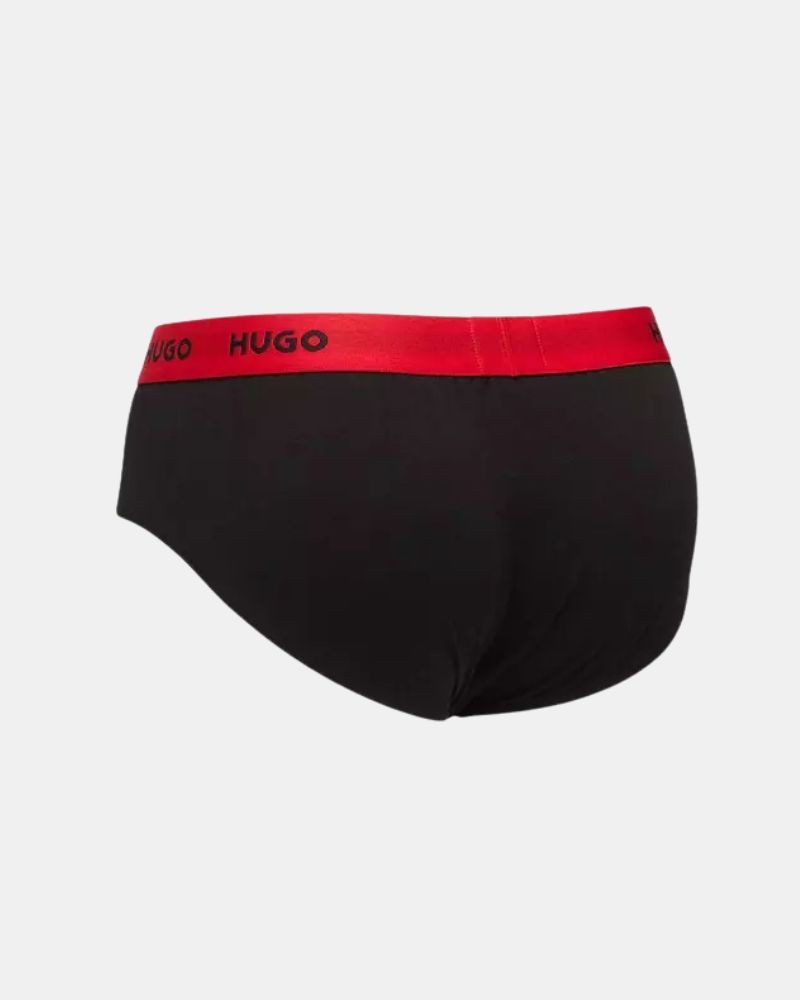  Ropa interior Slips Hombre HUGO Negro 50532570 HIPBRIEF TRIPLETPACK