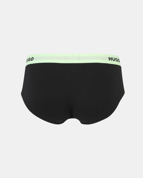  Ropa interior Slips Hombre HUGO Negro 50532570 HIPBRIEF TRIPLETPACK