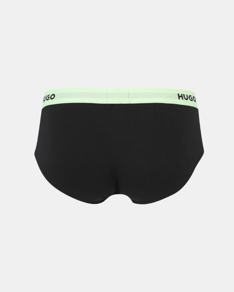  Ropa interior Slips Hombre HUGO Negro 50532570 HIPBRIEF TRIPLETPACK