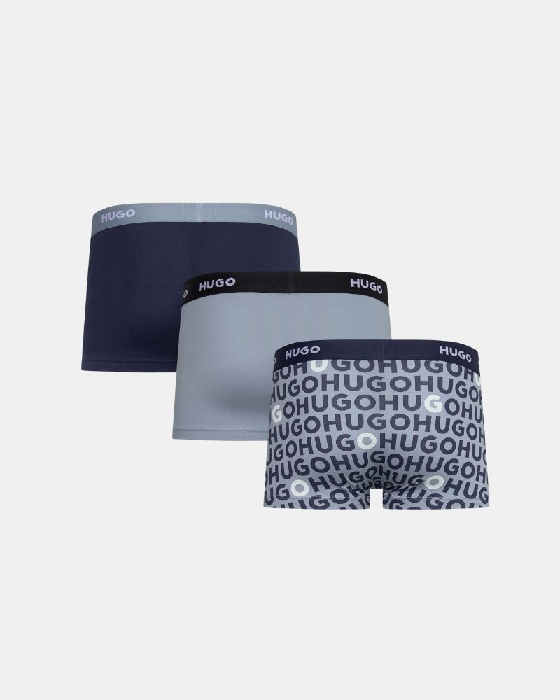  Ropa interior Boxer Hombre HUGO Azul 50532550 TRUNK TRIPLET DESIGN