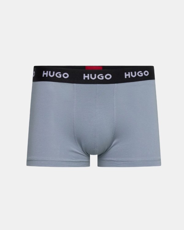 Cueca Boxer Homem HUGO Azul 50532550 TRUNK TRIPLET DESIGN