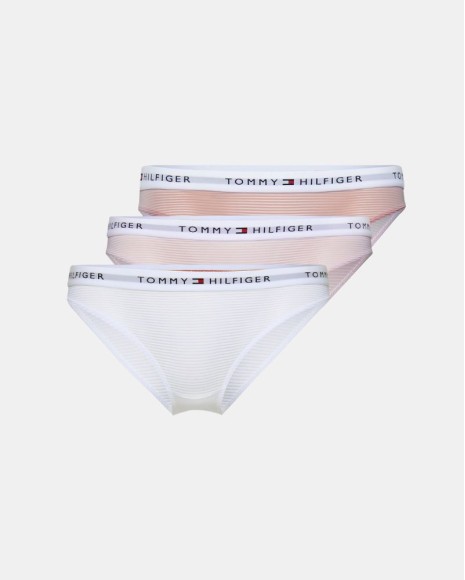 Cuecas Mulher TOMMY HILFIGER Rosa UW0UW05530VF 3 PACK MESH BIKINI