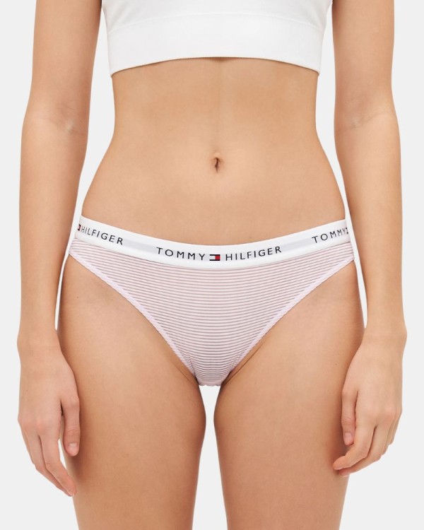 Cuecas Mulher TOMMY HILFIGER Rosa UW0UW05530VF 3 PACK MESH BIKINI
