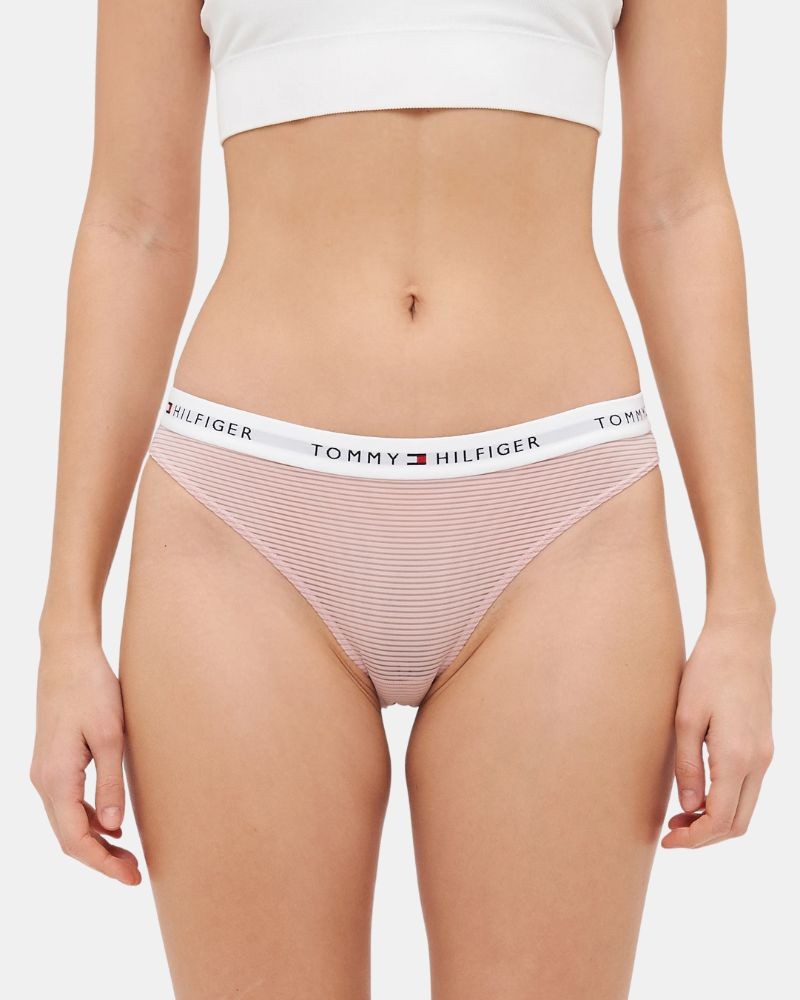 Cuecas Mulher TOMMY HILFIGER Rosa UW0UW05530VF 3 PACK MESH BIKINI