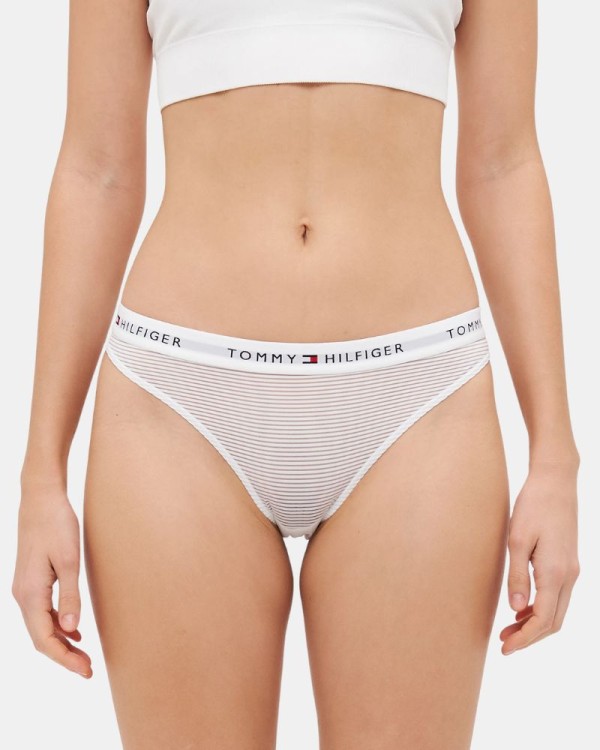 Cuecas Mulher TOMMY HILFIGER Rosa UW0UW05530VF 3 PACK MESH BIKINI