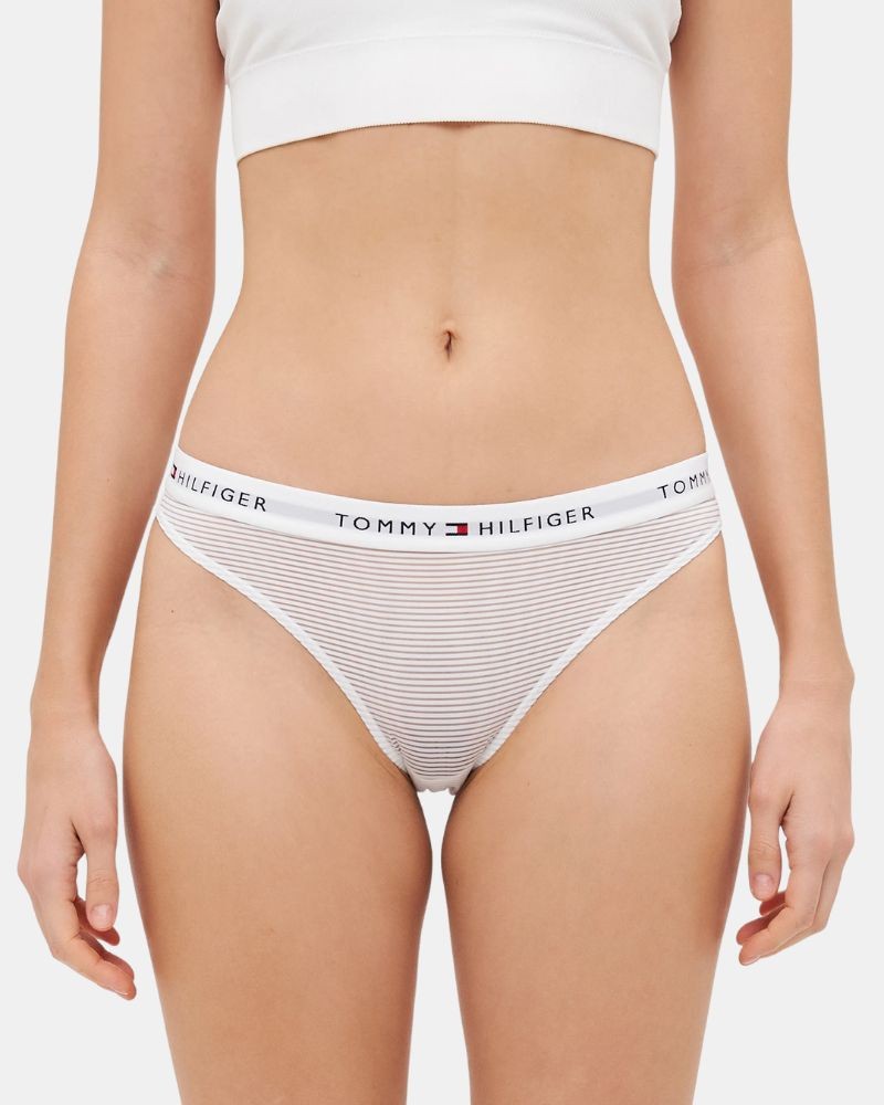 Cuecas Mulher TOMMY HILFIGER Rosa UW0UW05530VF 3 PACK MESH BIKINI