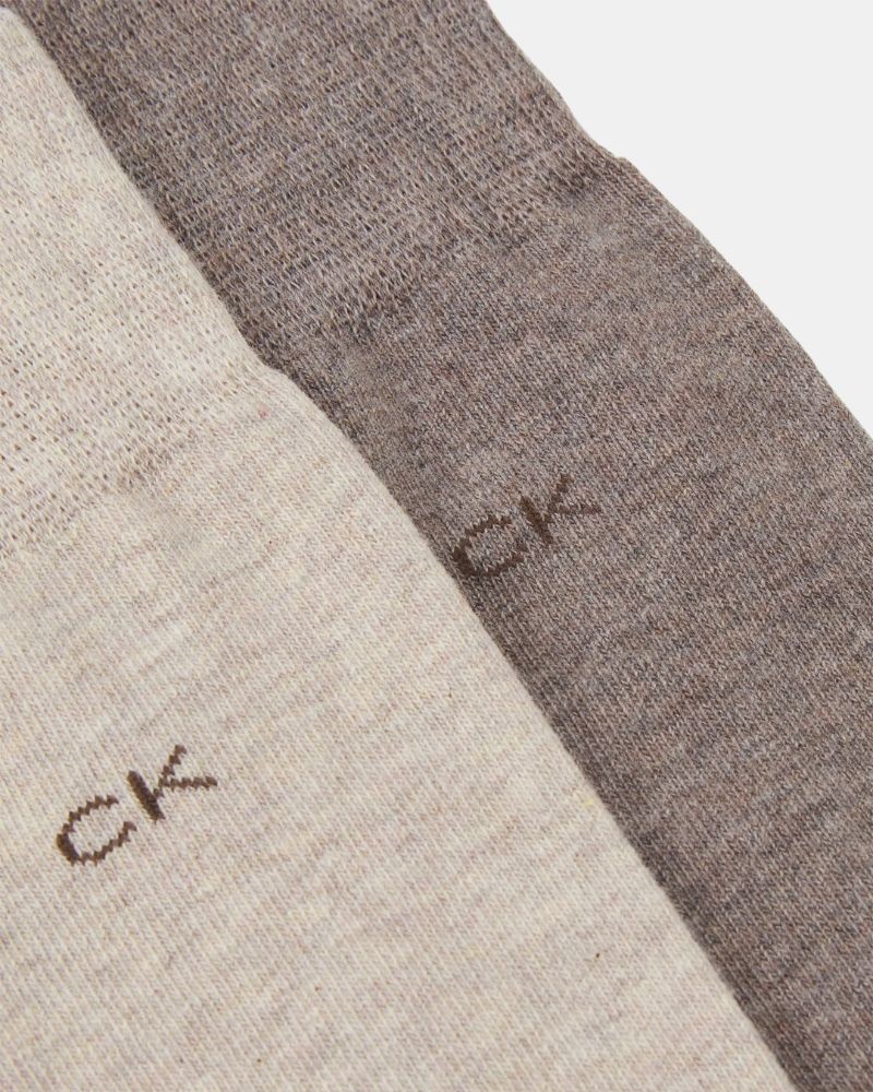 Meias Homem CALVIN KLEIN Castanho 701218631
