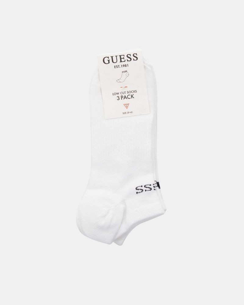  Calcetines Bajos Hombre GUESS Blanco U4YG50 Z3F60 SNEAKER SOCKS 3 PACK