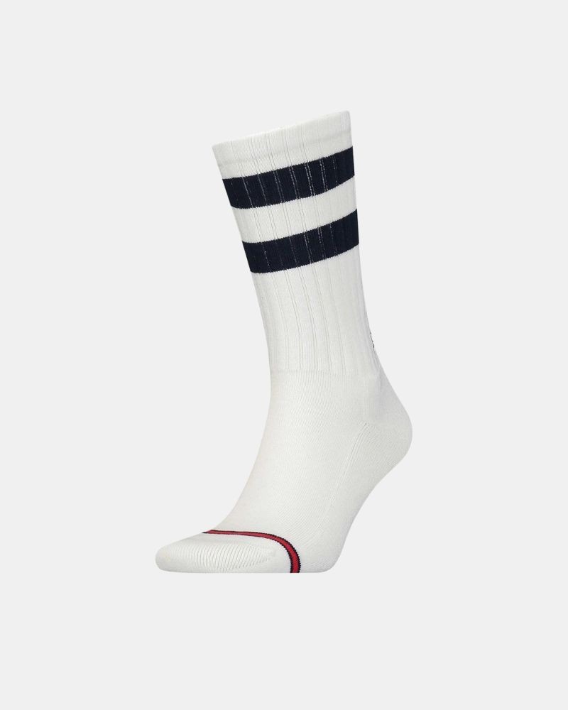 Meias Altas Homem TOMMY HILFIGER Branco 701225510